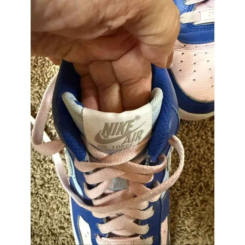 Nike Air Force 1 ‘07 LV8 DV3892-900 Blue Pink Pastel Low Top Sneakers Women’s 8